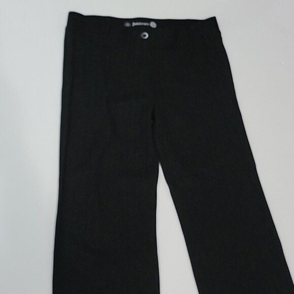 BETABRAND Pants Womans Large Black  Textured Bootcut Dress Yoga Comfort Stretch - Picture 2 of 8